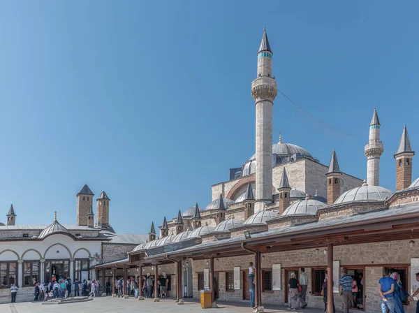 Vue Extérieure Musée Mevlana Konya Turquie Août 2017 — Photo