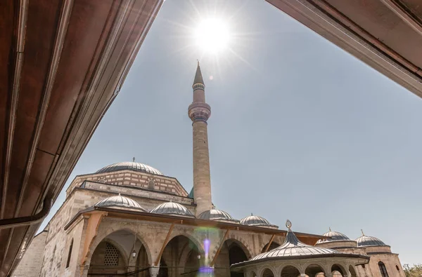 Vista Esterna Del Museo Mevlana Konya Turchia Agosto 2017 — Foto Stock