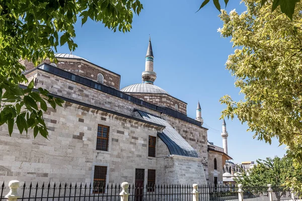 Mevlana Müzesi Konya Turkey Ağustos 2017 Yılında Dış Görünümü — Stok fotoğraf