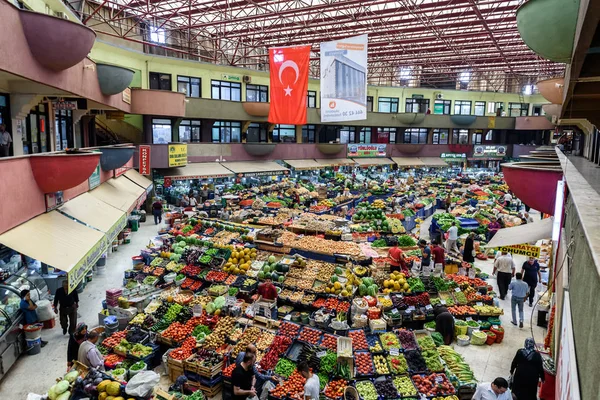 Top View Popular Melike Hatun Bazaar Kadinlar Pazari Women Bazaar — Stock Photo, Image