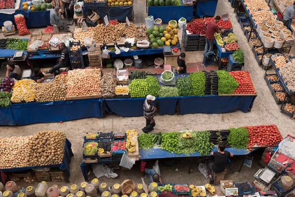 Κάτοψη Του Δημοφιλούς Melike Hatun Παζάρι Kadinlar Pazari Women Bazaar — Φωτογραφία Αρχείου