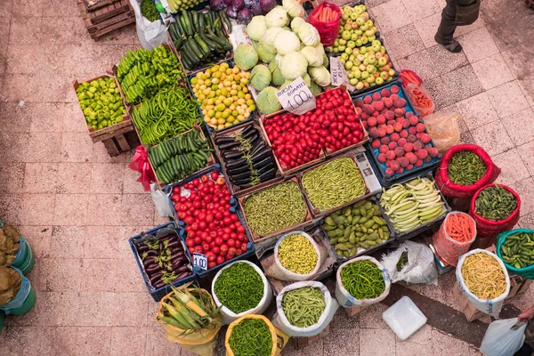 Κάτοψη Του Δημοφιλούς Melike Hatun Παζάρι Kadinlar Pazari Women Bazaar — Φωτογραφία Αρχείου