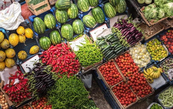 Κάτοψη Του Δημοφιλούς Melike Hatun Παζάρι Kadinlar Pazari Women Bazaar — Φωτογραφία Αρχείου