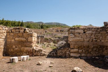 Martyrion of Saint Philip, Hierapolis, Pamukkale, Türkiye antik kalıntılar. UNESCO Dünya Heritag