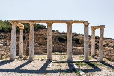 Antik Yunan City Hierapolis, Pamukkale, Türkiye St.Philip Türbesi.