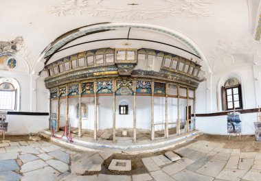 Sirince.Selcuk,Izmir,Turkey.21 köyü Ağustos 201 Ayasosti kilisede yüksek çözünürlük iç görünümü