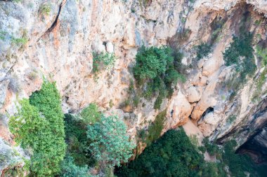 Silifke İlçesi, Mersin Türkiye'de bulunan hell(cehennnem) pit hava iç görünüm.