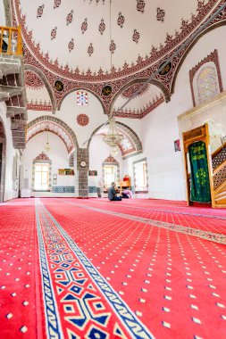 Kimliği belirsiz Nebi Peygamber 15. yüzyılda Akkoyunlus tarafından inşa cami de dua eder. Diyarbakir,Turkey.16 Temmuz 201