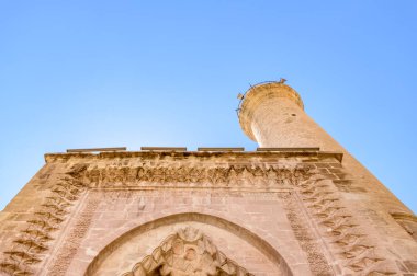 Melik Mahmut Mosque(Bab Es Sur) taş kapısı 1368 inşa edilmiş ve Mardin,Turkey.17 içinde Haziran 2018 bulur