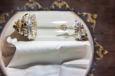 İslam peygamberi Muhammed, sakal Mevlidi Halil Camii, Şanlıurfa, Türkiye'de görüntülenir.