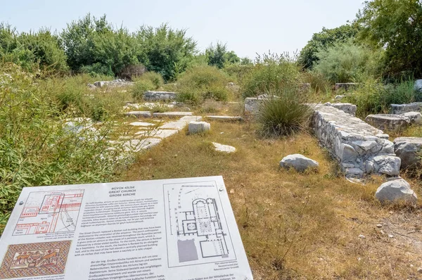 Vista Panorámica Exterior Alta Resolución Las Ruinas Gran Iglesia Miletus — Foto de Stock