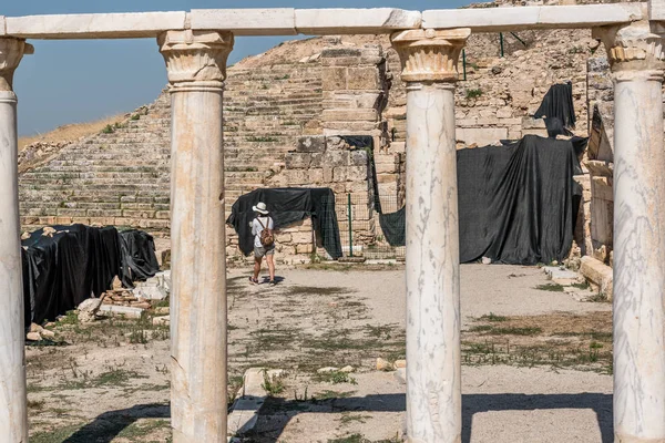 古希腊城市赫拉波利斯 土耳其的圣菲利普墓 — 图库照片