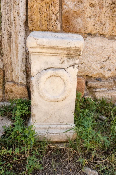 Ősi Romok Hierapolis Pamukkale Törökország Unesco Világörökség — Stock Fotó