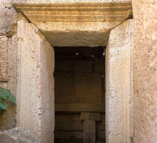 Túmulos Antigos Gladiadores Hierápolis Pamukkale Turquia Património Mundial Unesco — Fotografia de Stock