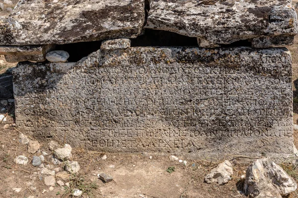 Ancient Tombs Hierapolis Northern Necropolis Pamukkale Turkey Unesco World Heritage — Stock Photo, Image
