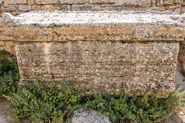 Ősi Sírok Hierapolis Északi Nekropoliszában Pamukkale Ban Törökországban Unesco Világörökség — Stock Fotó