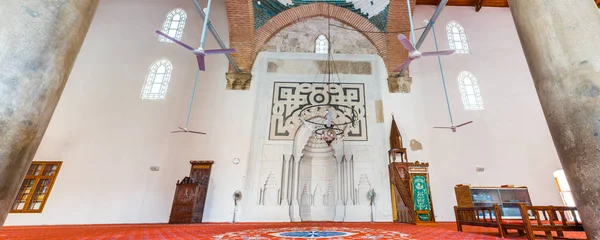 Interior Vista Detalhada Isa Bey Mesquita Que Tem Impressionantes Obras — Fotografia de Stock