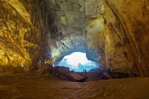 Diep Van Binnen Bekijken Van Grotten Van Kloof Van Hemel — Stockfoto