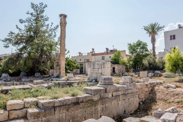 Antiguas Ruinas Romanas Del Templo Júpiter Museo Ubicado Silifke Mersin — Foto de Stock