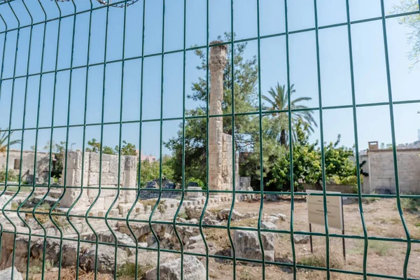 Antiguas Ruinas Romanas Del Templo Júpiter Museo Ubicado Silifke Mersin — Foto de Stock