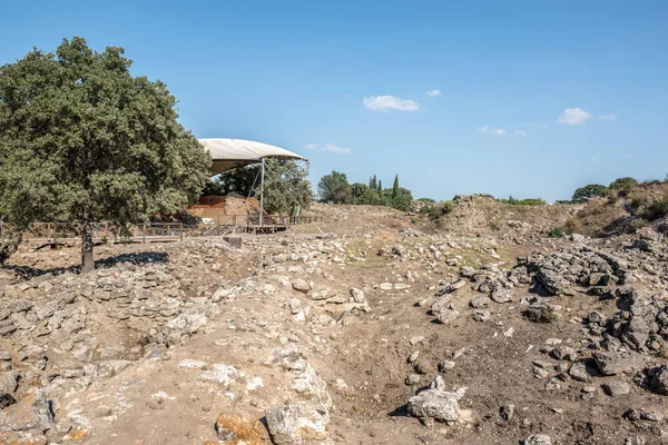 Ruinas Antigua Ciudad Legendaria Troya Canakkale Turquía — Foto de Stock