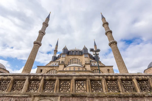 Com Céu Azul Vista Exterior Mesquita Selimiye Que Foi Construída — Fotografia de Stock