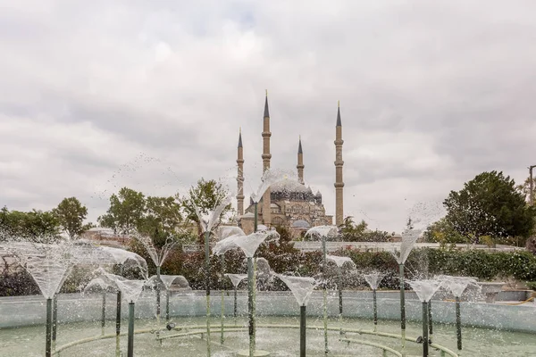 青い空 セリミエ モスクに建てられたによって建築家スィナン 1575 Edirne Turkey 2015 月の外観 — ストック写真