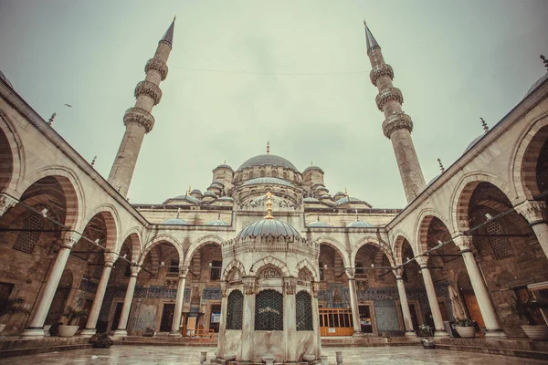 2016 Istanbul Turcja Grudzień Nowy Meczet Yeni Camii Nowy Meczet — Zdjęcie stockowe