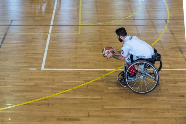 Niet Geïdentificeerde Mensen Het Spelen Van Een Vriendschappelijke Wedstrijd Van — Stockfoto