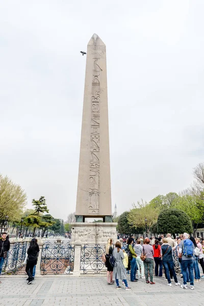 Οβελίσκος Θεοδοσίου ή Αιγυπτιακός Οβελίσκος στην Κωνσταντινούπολη — Φωτογραφία Αρχείου