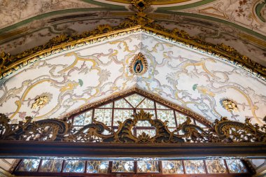 Tavan sünnet odası Topkapı Sarayı, bir büyük Müzesi hedef Istanbul,Turkey.11 Nisan 201 görünümünü