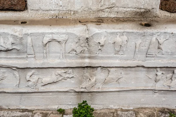 Close Detailed View Obelisk Theodosius Egyptian Obelisk Ancient Hippodrome Sultanahmet — Stock Photo, Image