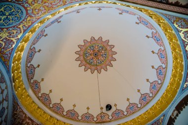 Tavan sünnet odası Topkapı Sarayı, bir büyük Müzesi hedef Istanbul,Turkey.11 Nisan 201 görünümünü