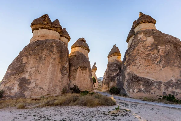 Kapadokya Peri Masalı Bacalar Kapadokya Nın Sıcak Hava Balonları Ile — Stok fotoğraf