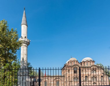 Fethiye Camii (Fethiye kilise, Bizans Kilisesi), İstanbul 'un Fatih ilçesinde Çarşamba bölgede dış görünümü.