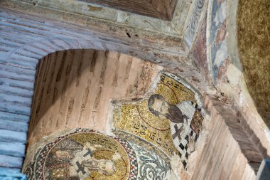 Çarşamba,'yakınında Fatih ilçe Istanbul,Turkey.15 Ekim, 2017 Fethiye Camii, Theotokos Fethiye kilisede antik mozaik