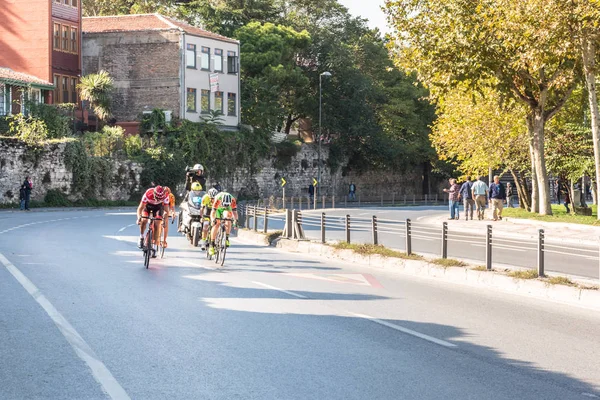 Cyklister Som Racing Istanbul Skede Presidential Cykling Tur Turkey Istanbul — Stockfoto