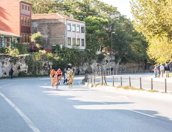 Cyklister Som Racing Istanbul Skede Presidential Cykling Tur Turkey Istanbul — Stockfoto