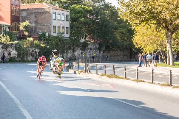 Ciclistas Compitiendo Estambul Etapa 53ª Gira Presidencial Ciclismo Turquía Estambul — Foto de Stock