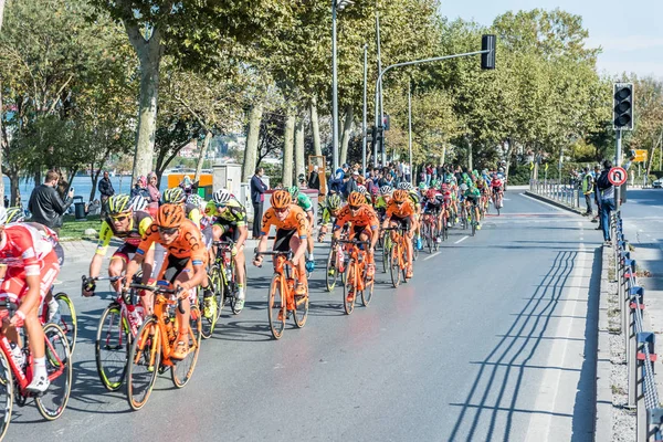 Cyklister Som Racing Istanbul Skede Presidential Cykling Tur Turkey Istanbul — Stockfoto