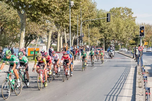 Ciclistas Compitiendo Estambul Etapa 53ª Gira Presidencial Ciclismo Turquía Estambul — Foto de Stock