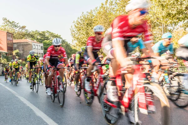 Cyklister Som Racing Istanbul Skede Presidential Cykling Tur Turkey Istanbul — Stockfoto