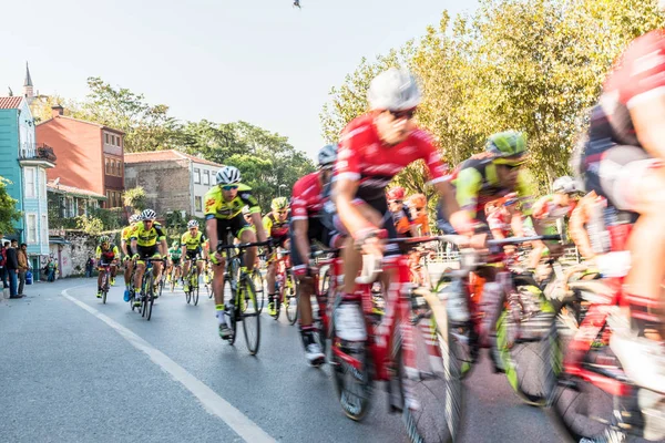 Cyklister Som Racing Istanbul Skede Presidential Cykling Tur Turkey Istanbul — Stockfoto