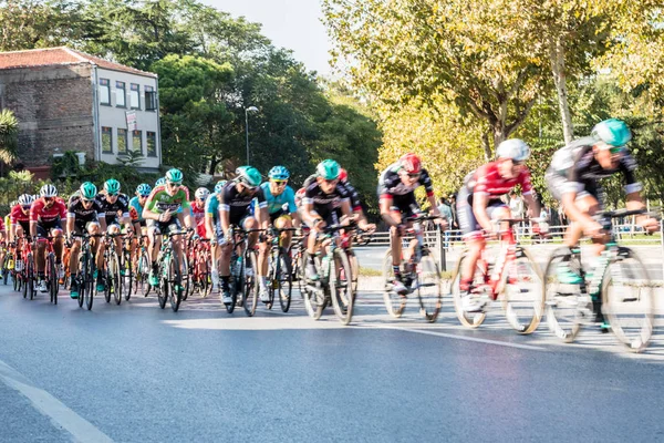 Cyklister Som Racing Istanbul Skede Presidential Cykling Tur Turkey Istanbul — Stockfoto