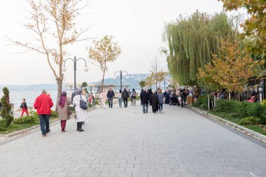Sapanca Gölü, yerli halk ve turistler için popüler bir hedef. Kocaeli.Turkey