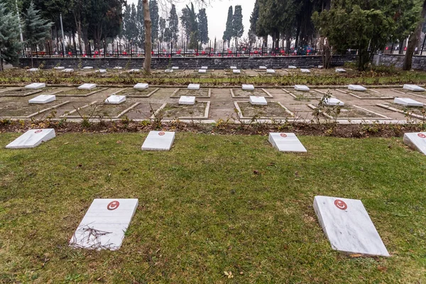 Edirnekapi Martyr Cemetery Burial Ground Located Neighborhood Edirnekapi Eyup District — Stock Photo, Image
