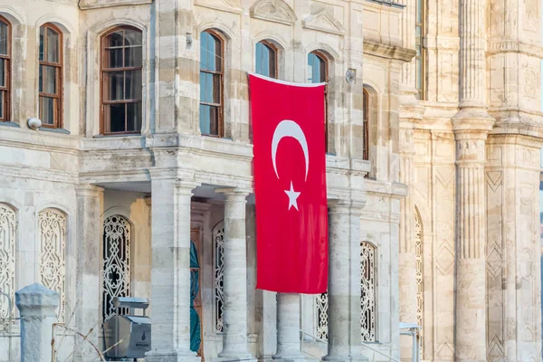 Vue Rapprochée Détaillée Mosquée Ortakoy Près Bosphore Istanbul Turquie — Photo