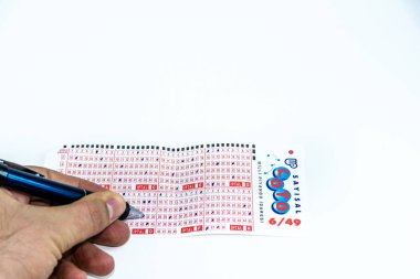 Türk Loto kağıt ve kalem birlikte