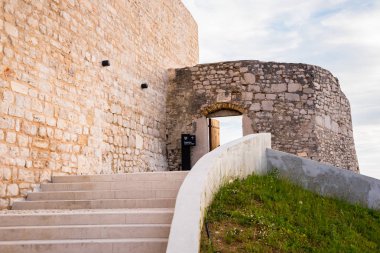 Antik St. Michael kale Sibenik, Hırvatistan dış görünümü