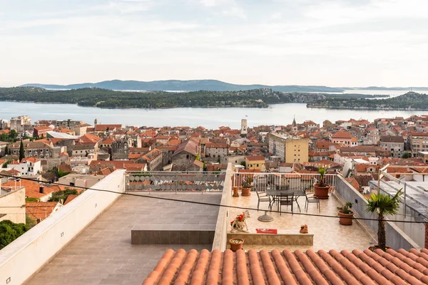 Sibenik 크로아티아에서와 요새에서 Sibenik의 — 스톡 사진